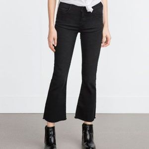 cropped flare jeans zara